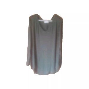 Zenana Plus Size Green Long Sleeve Pullover Top Size 2X